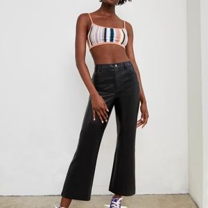 Aritzia Sunday Best Faux Leather pants